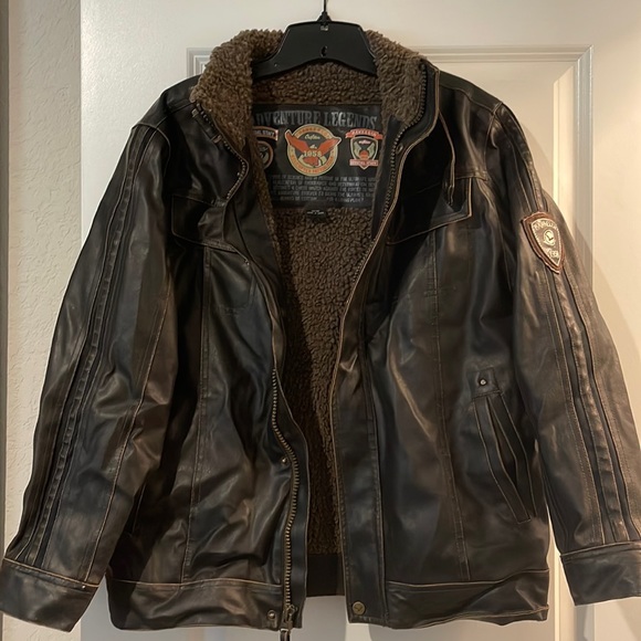 Adventure Legends Leather Jacket - Pilot style - Picture 1 of 5